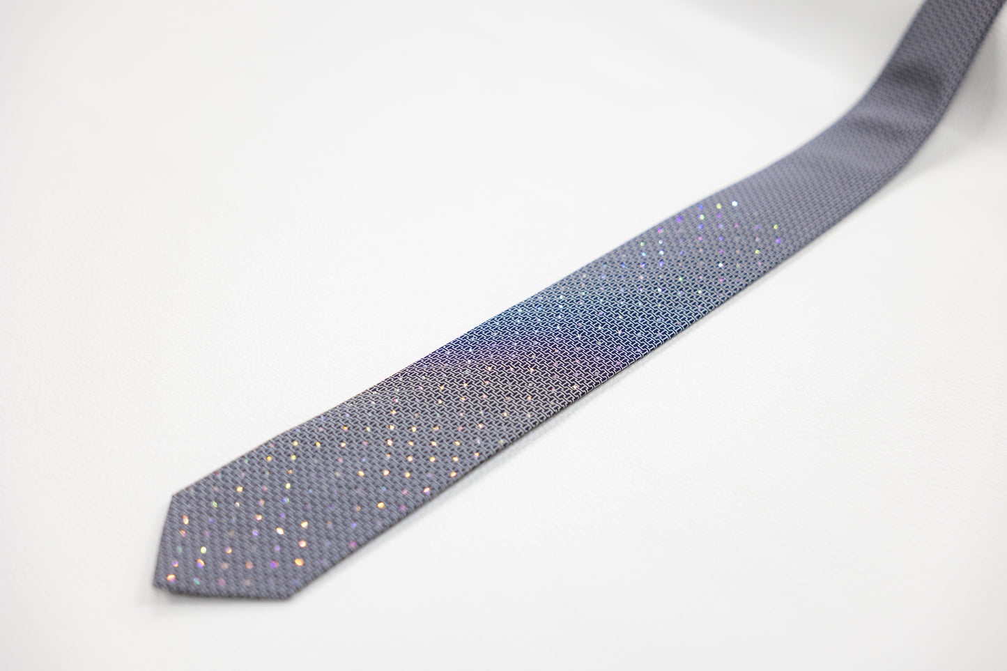Navy Blue Micro-Pattern Tie
