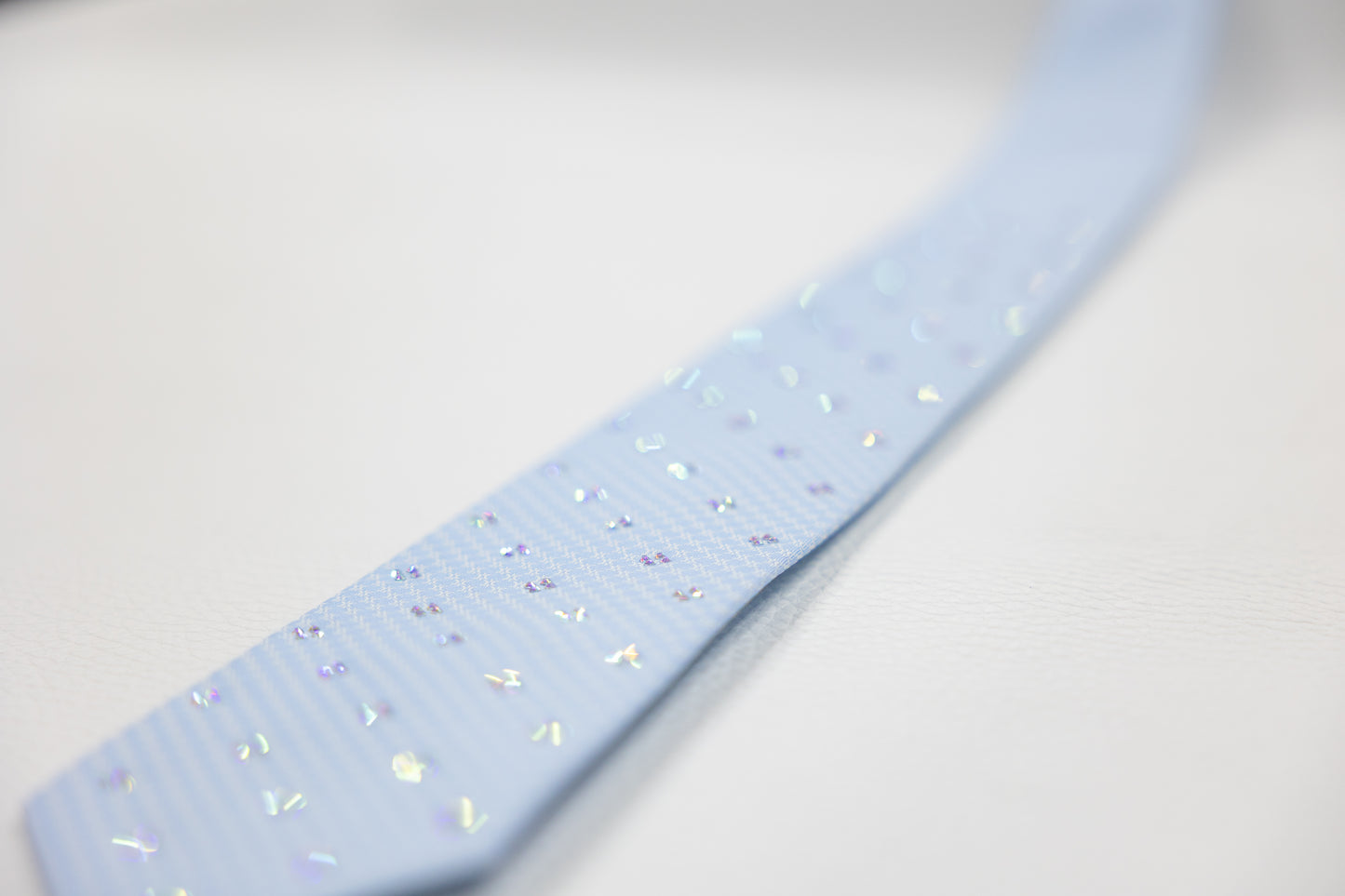 Light Blue Floral Pattern Tie