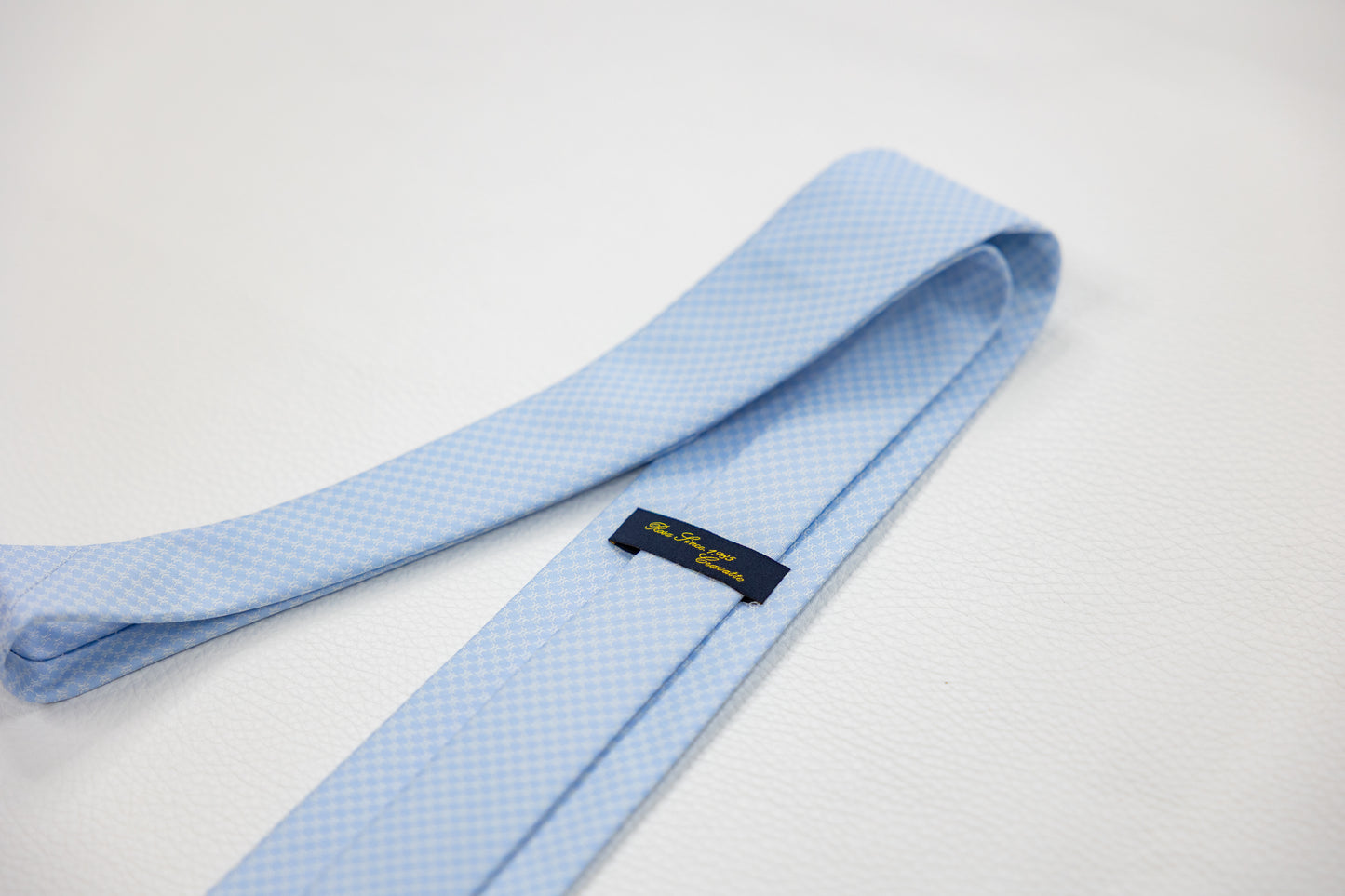 Light Blue Floral Pattern Tie