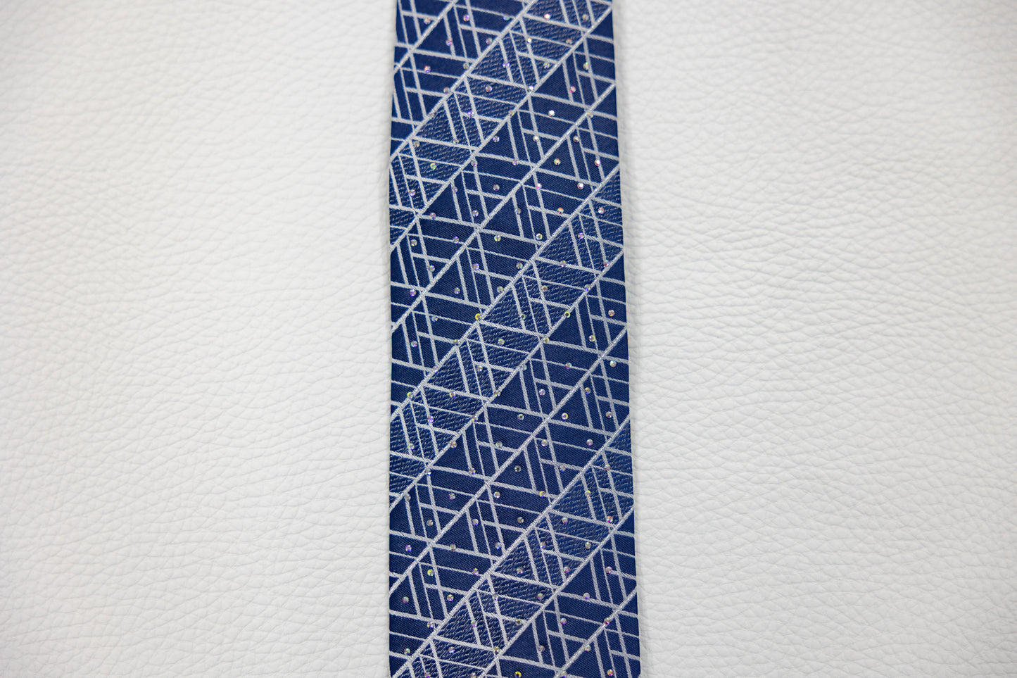 Blue Geometric Midnight Tie